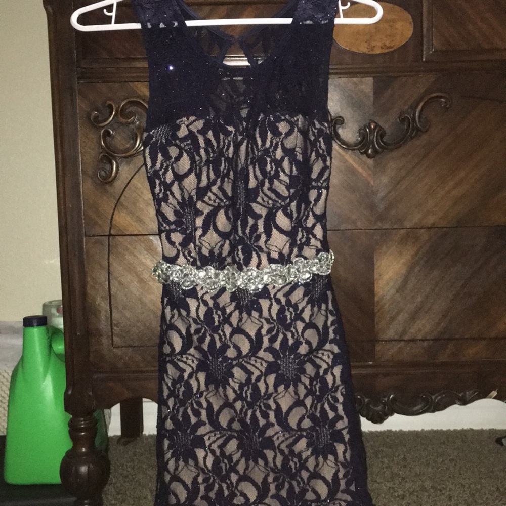 Navy Party Dress, City Studio Size 5